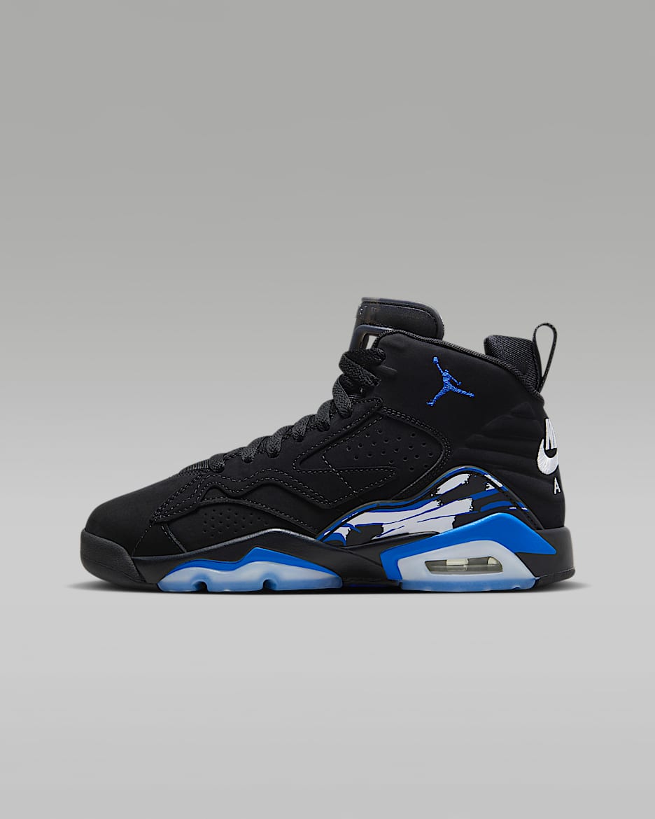 Jumpman MVP Older Kids' Shoes - Black/White/Game Royal