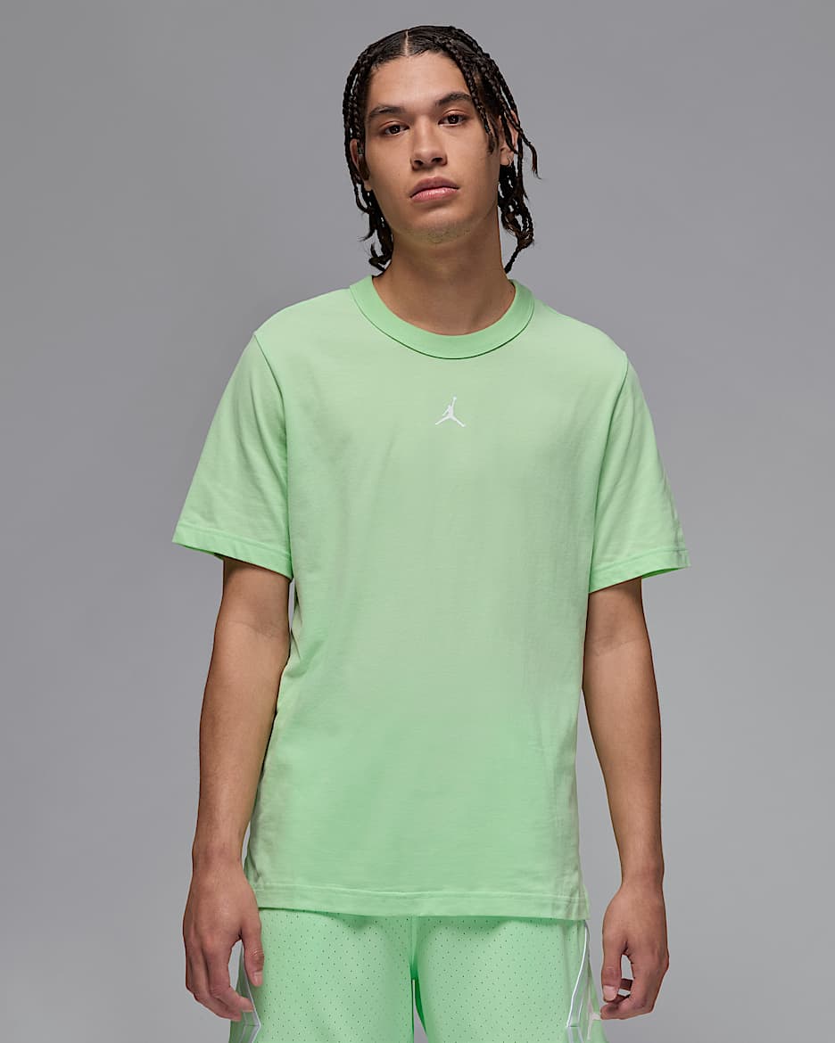 Jordan Sport Men's Dri-FIT Short-Sleeve Top - Vapour Green/White