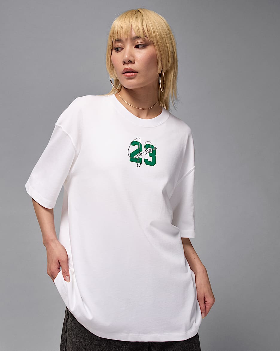 Jordan Essentials Women's Short-Sleeve Graphic T-Shirt - White