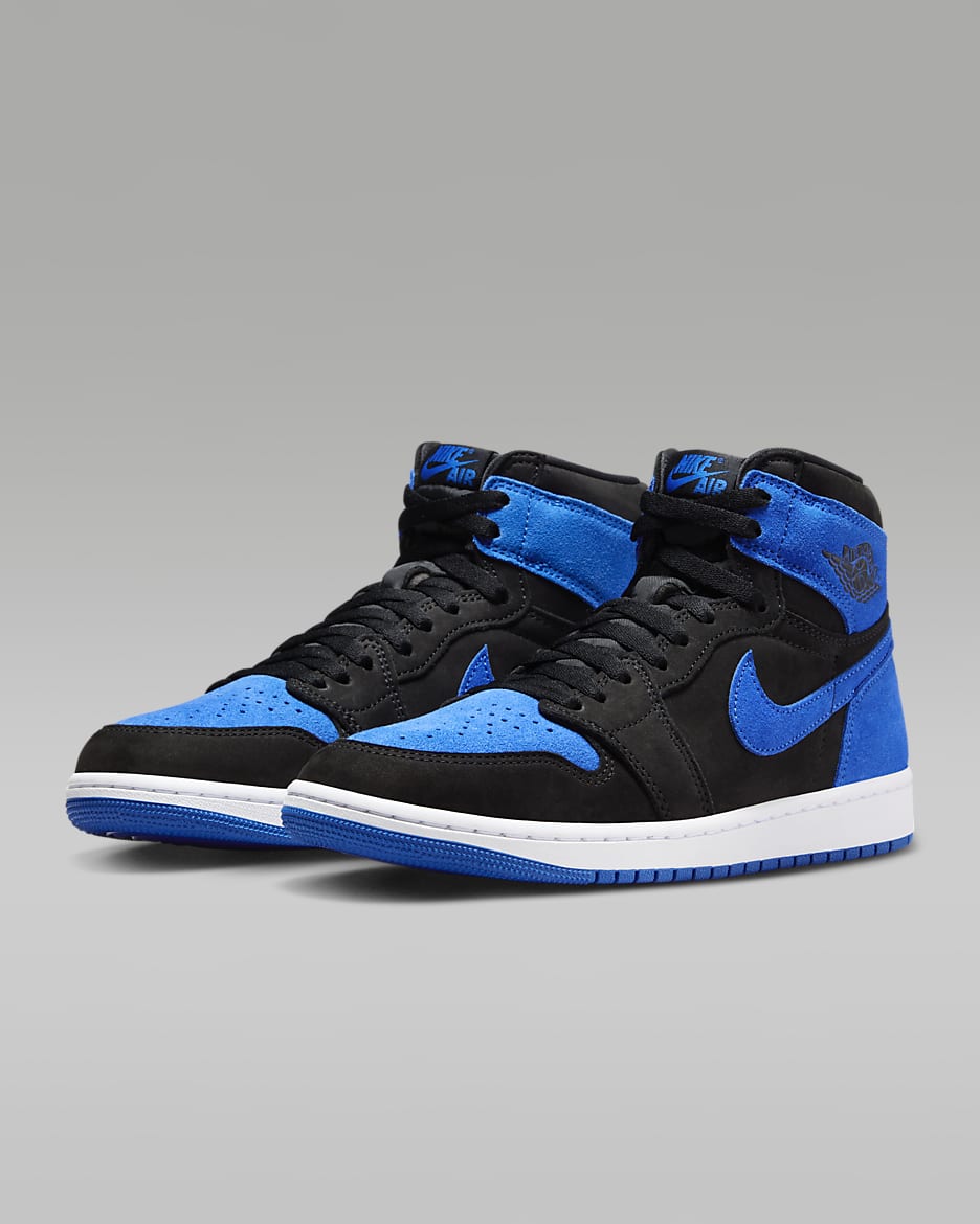 Air Jordan 1 High OG "Royal Reimagined" Men's Shoes - Black/White/Royal Blue/Royal Blue