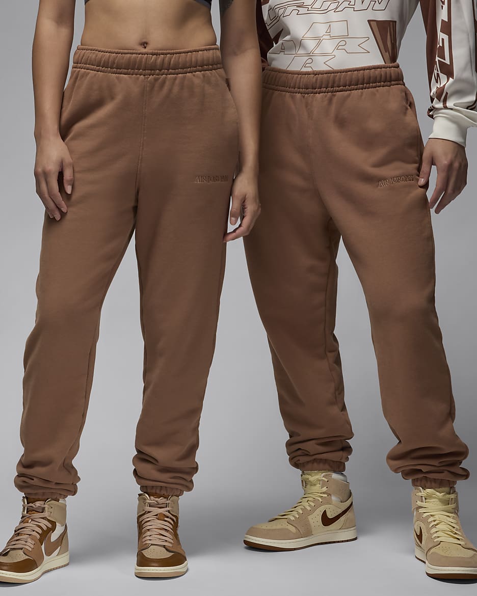 Air Jordan Wordmark Men's Fleece Pants - Archaeo Brown