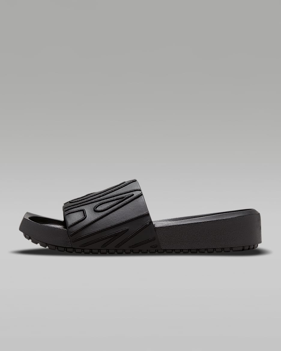 Jordan NOLA Women's Slides - Black/Black/Black