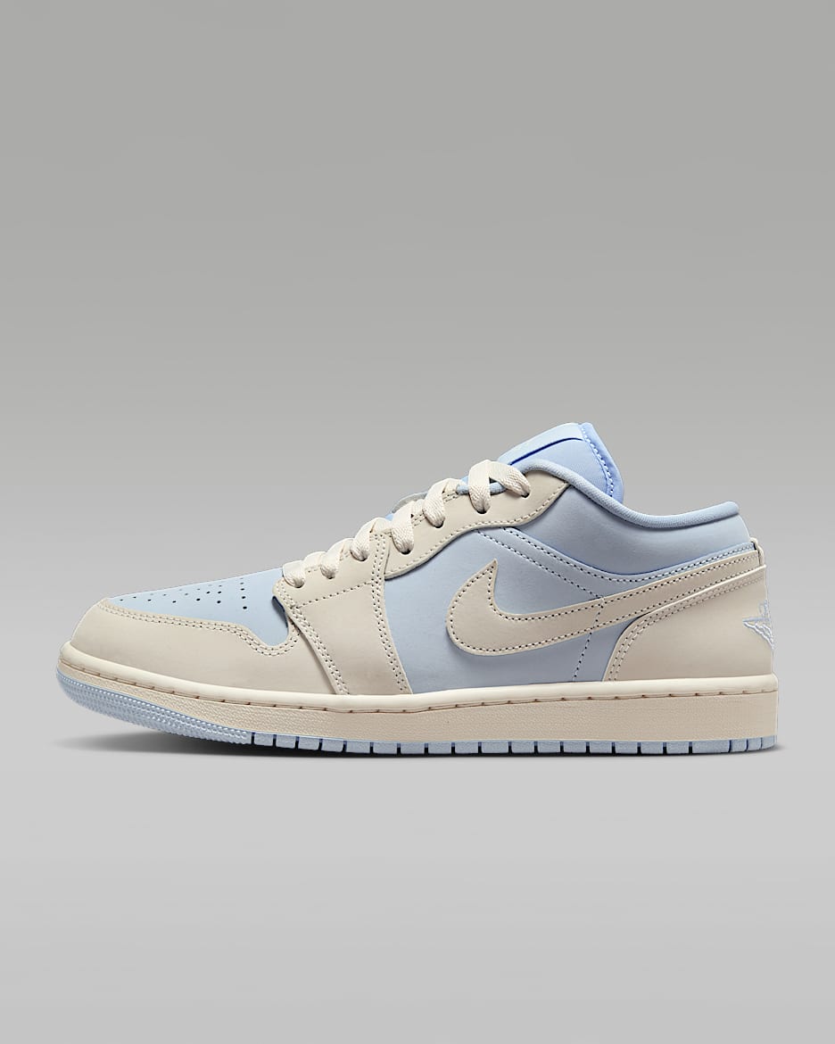 Tenis para mujer Air Jordan 1 Low SE - Azul hidrógeno/Vela