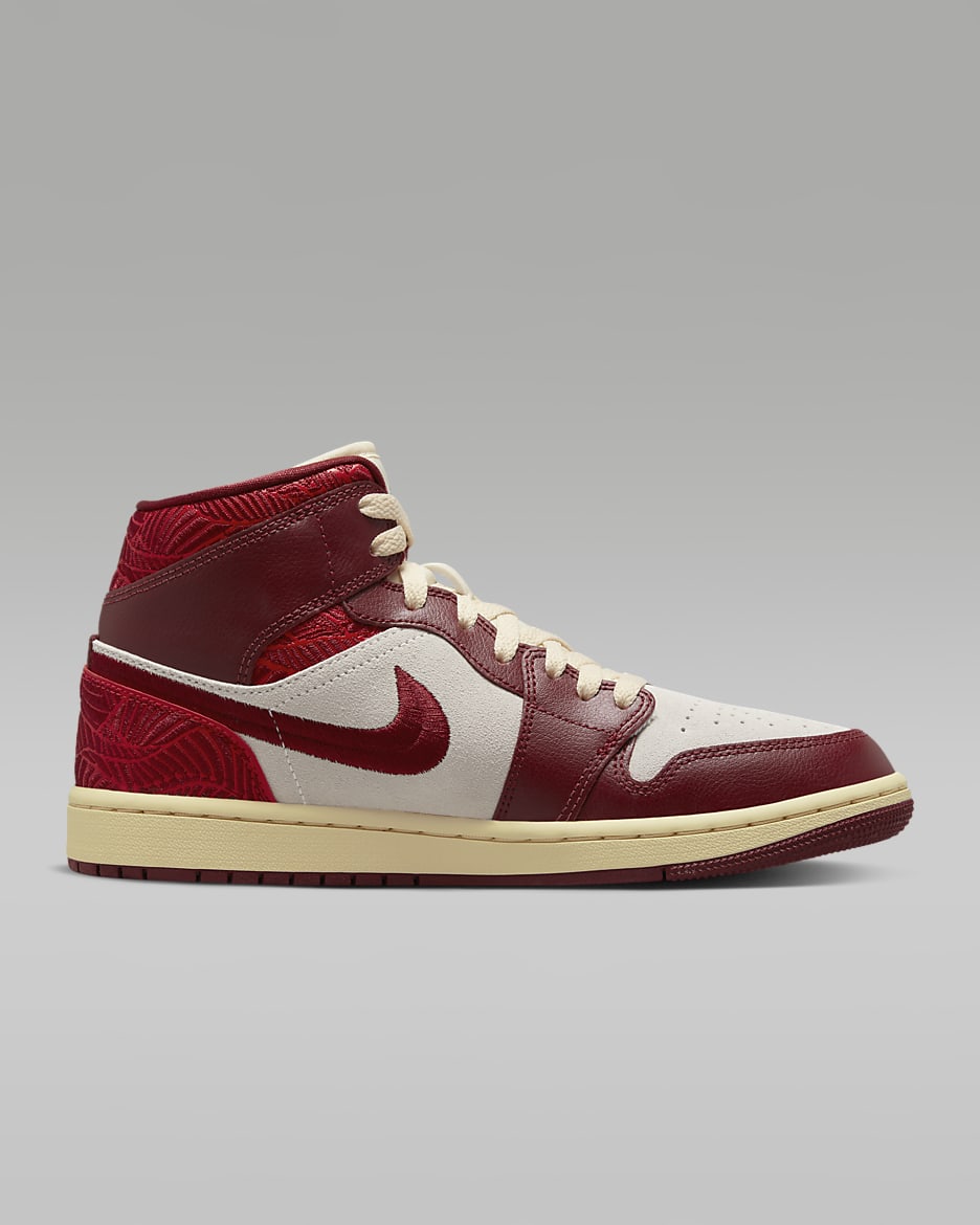 Calzado para mujer Air Jordan 1 Mid SE - Rojo team/Vela/Muselina/Rojo universitario