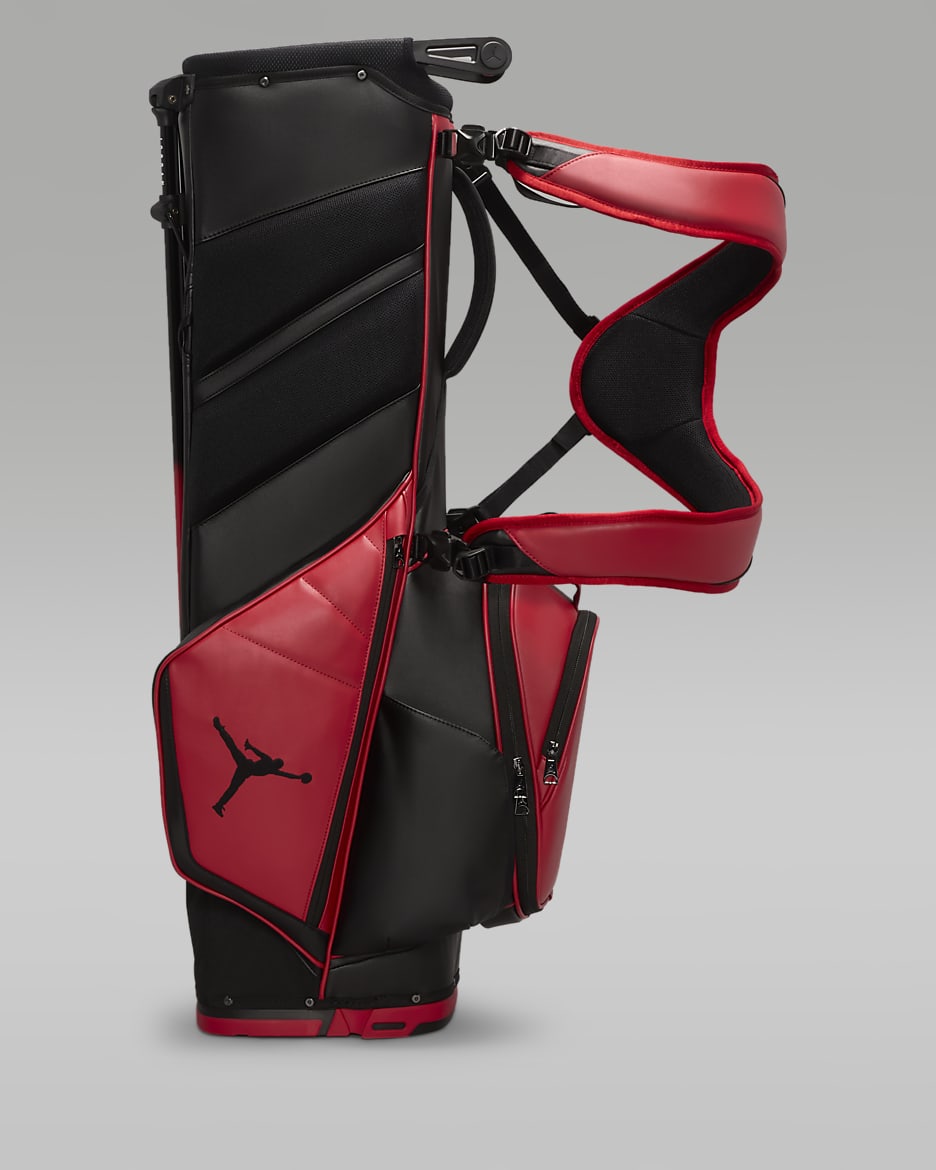 Jordan Fade Away Luxe 6-Way Golf Bag - Red/Black/Black