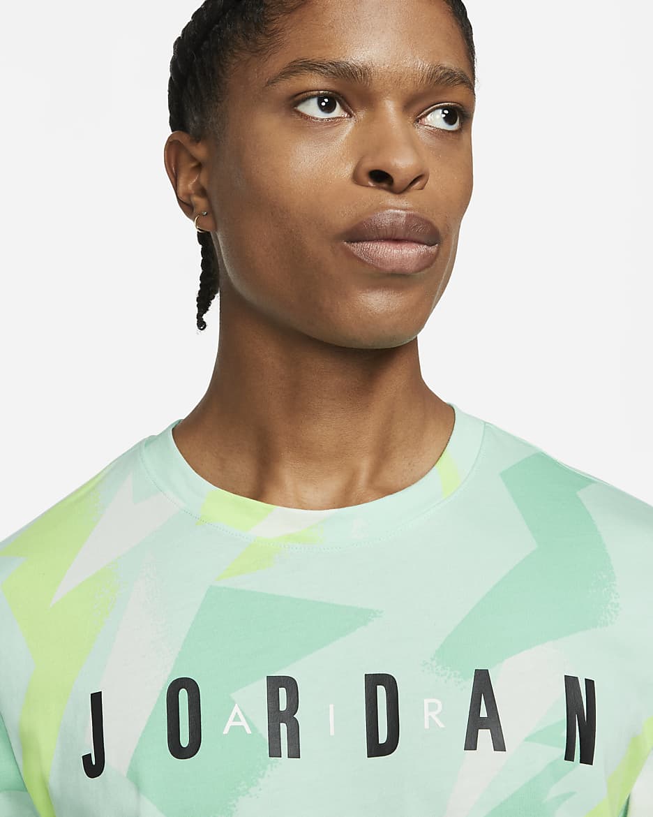 Jordan Jumpman Air Men's Short-Sleeve Printed T-Shirt - Light Dew/Barely Green