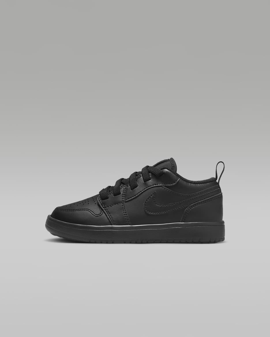 Chaussure Jordan 1 Low Alt pour enfant - Noir/Noir/Noir