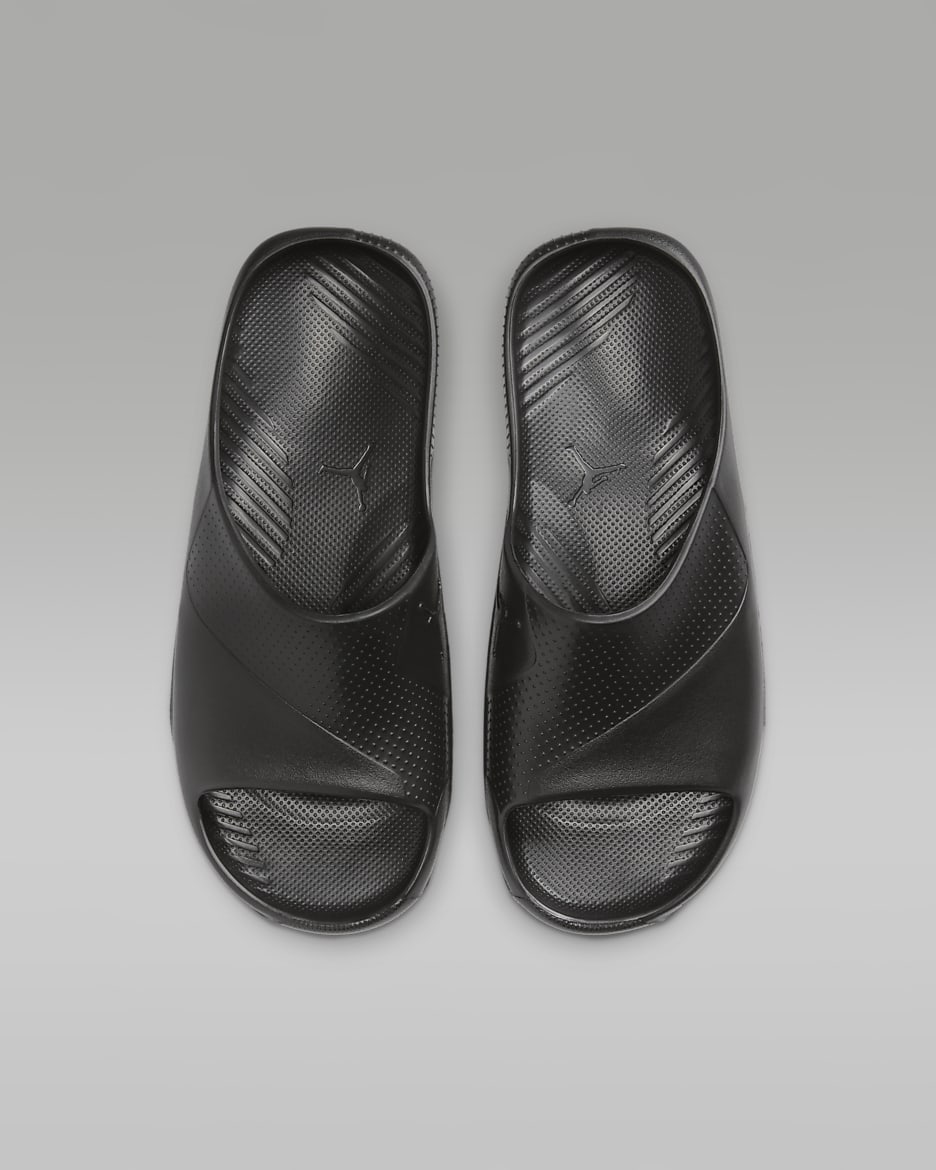 Jordan Post Older Kids' Slides - Black/Black