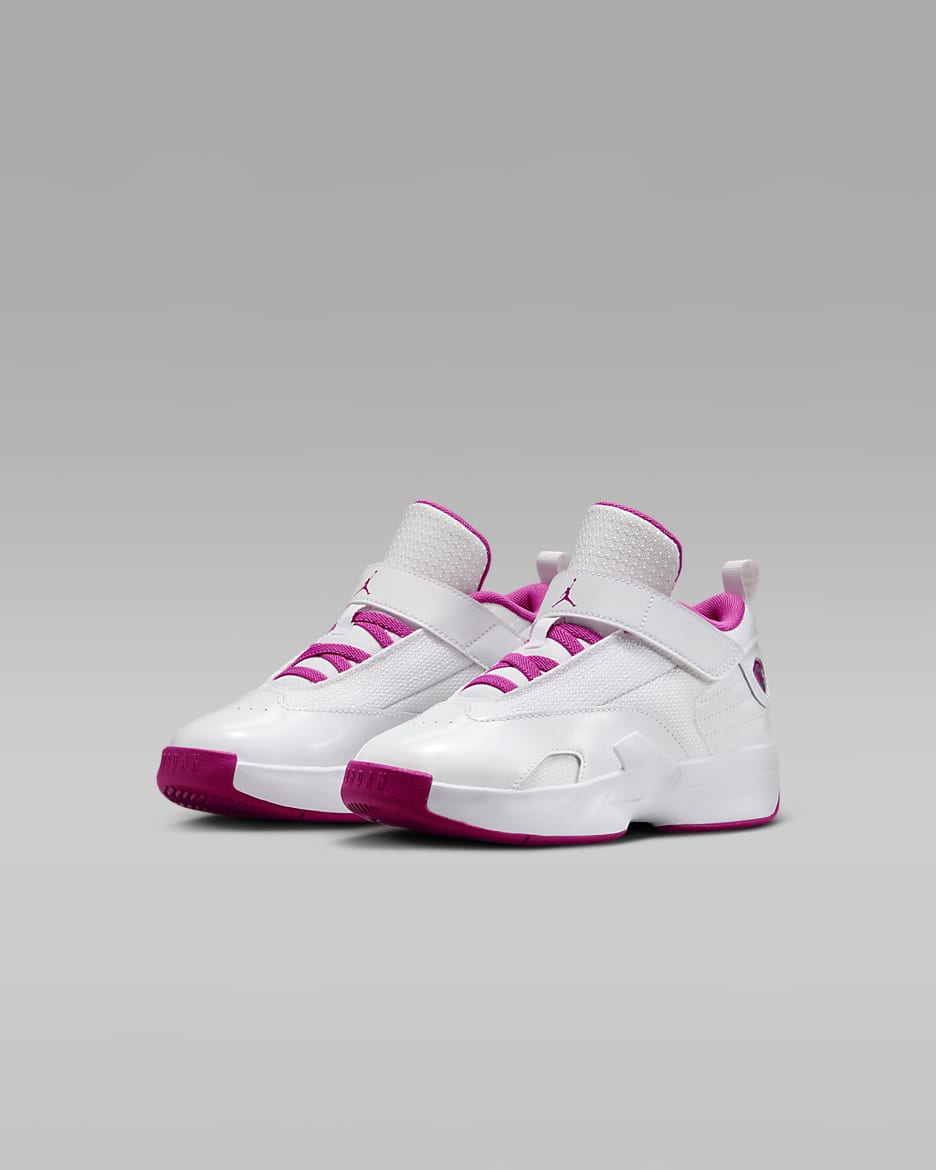 Chaussure Jordan Max Aura 6 pour enfant - Blanc/Fire Pink