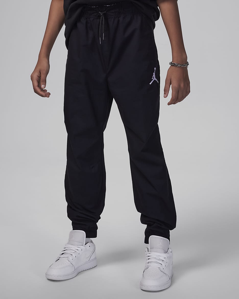 Jordan Essentials Big Kids' Woven Pants - Black
