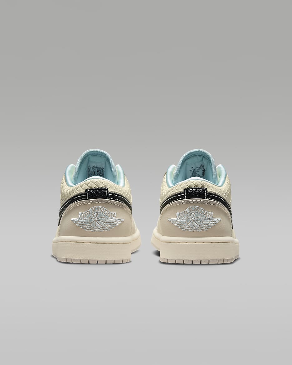 Air Jordan 1 Low SE Shoes - Sand Drift/Muslin/Glacier Blue/Black