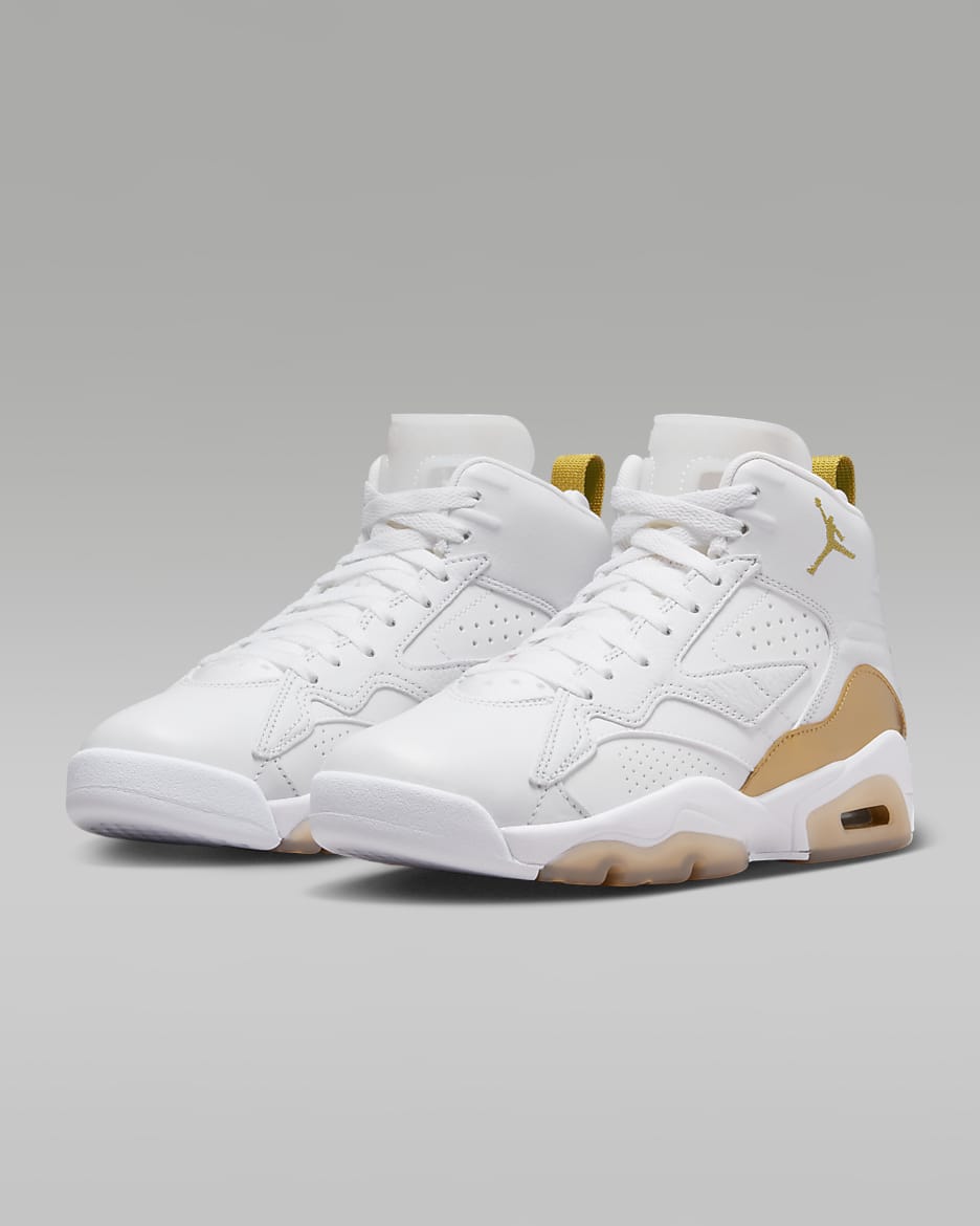 Jordan MVP Women's Shoes - White/Gum Light Brown/Metallic Gold