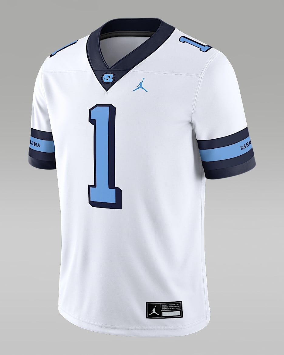 North Carolina Tar Heels Men's Nike Dri-FIT College Game Jersey - White