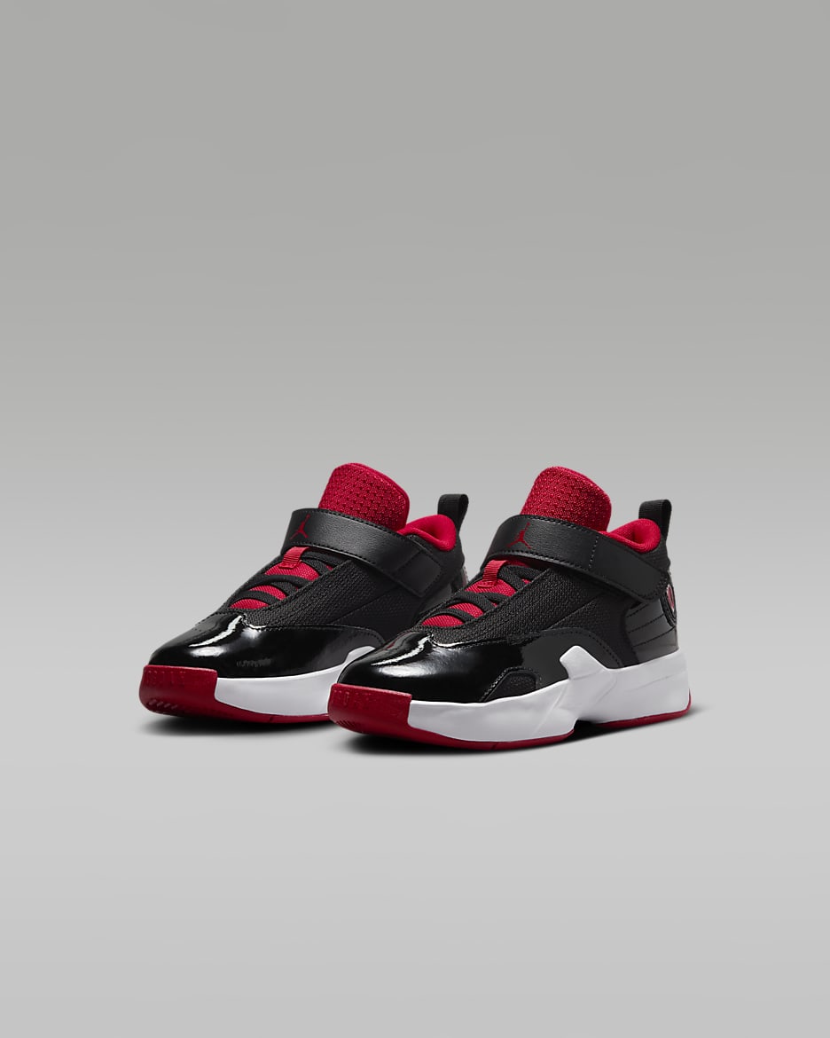 Jordan Max Aura 6 Younger Kids' Shoes - Black/White/Gym Red