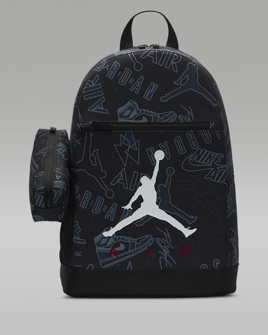 Jordan Backpack (Large) - Black/Gym Red