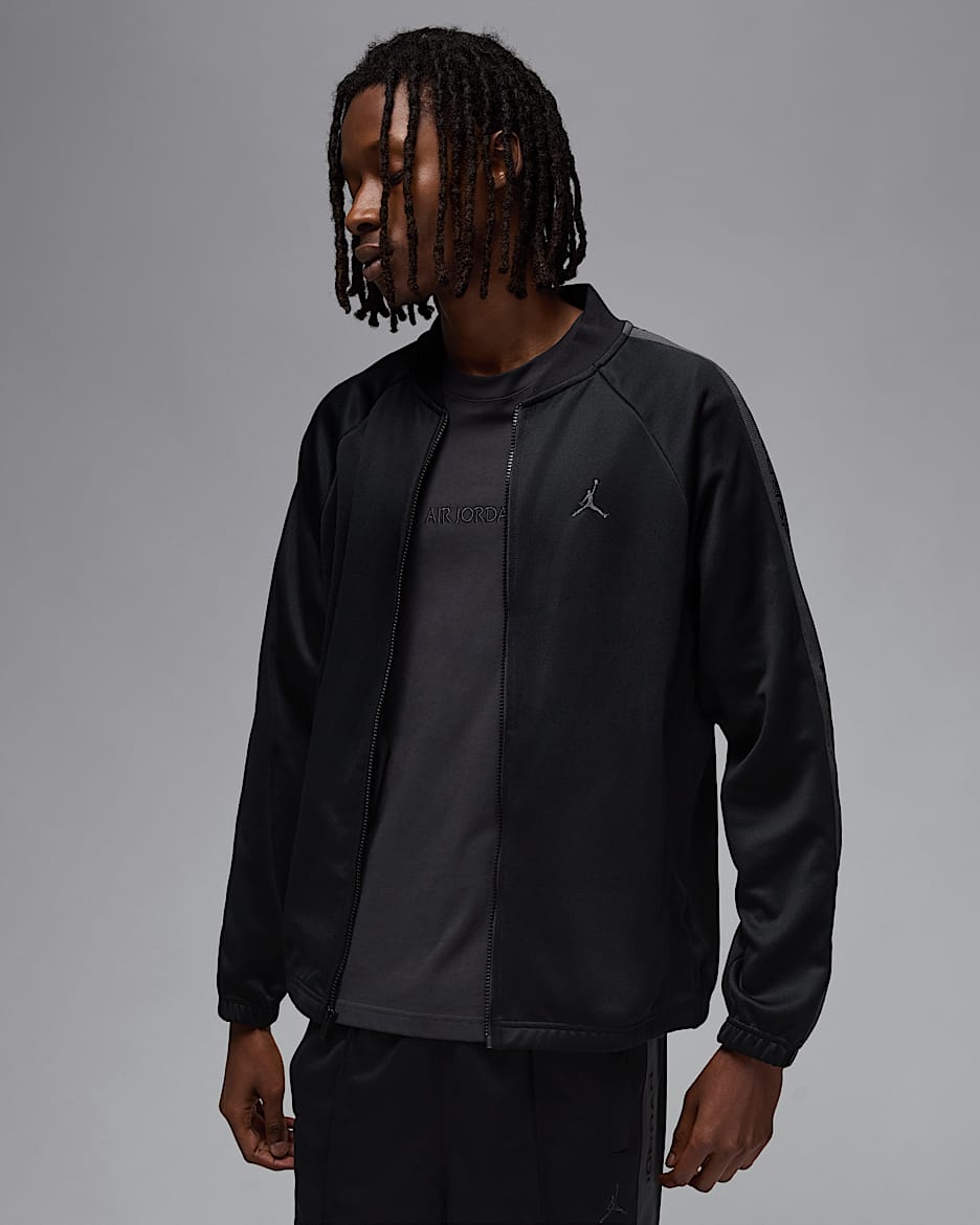 Jordan Essentials Men's Tracksuit Jacket - Black/Anthracite