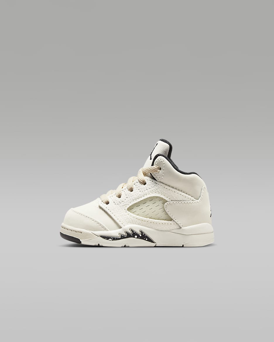 Jordan 5 Retro SE Baby/Toddler Shoes - Sail/Light Orewood Brown/Coconut Milk/Black