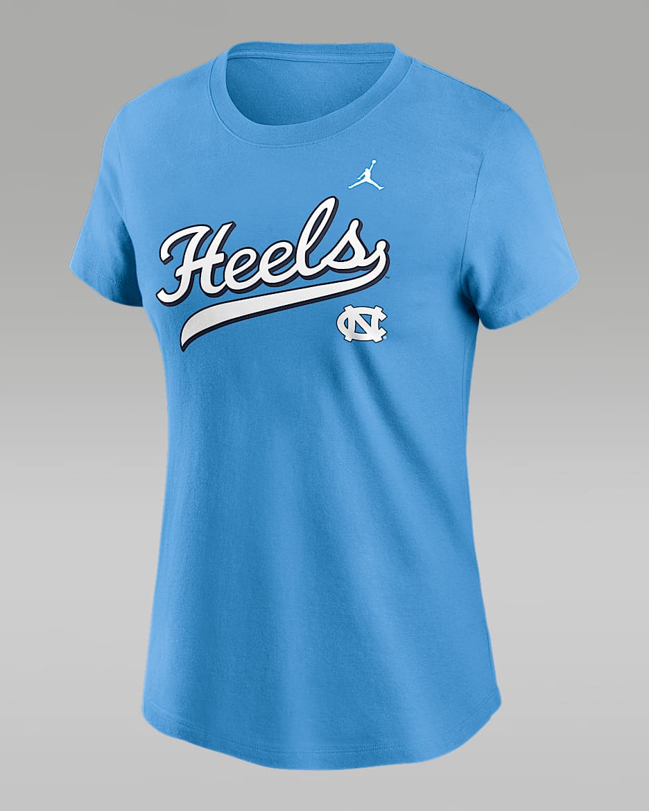 North Carolina Athletic Prep Arch Local Script Women's Nike College T-Shirt - Blue