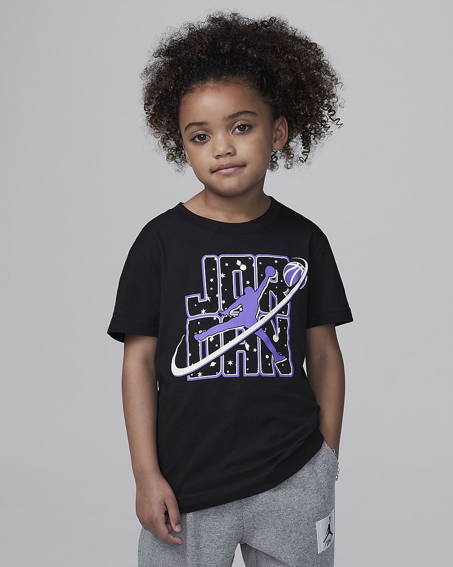 Jordan Flight Little Kids' Galaxy Glow TShirt.