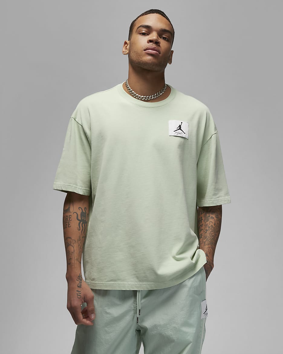 Jordan Flight Essentials Men's Oversized T-Shirt - Pistachio Frost