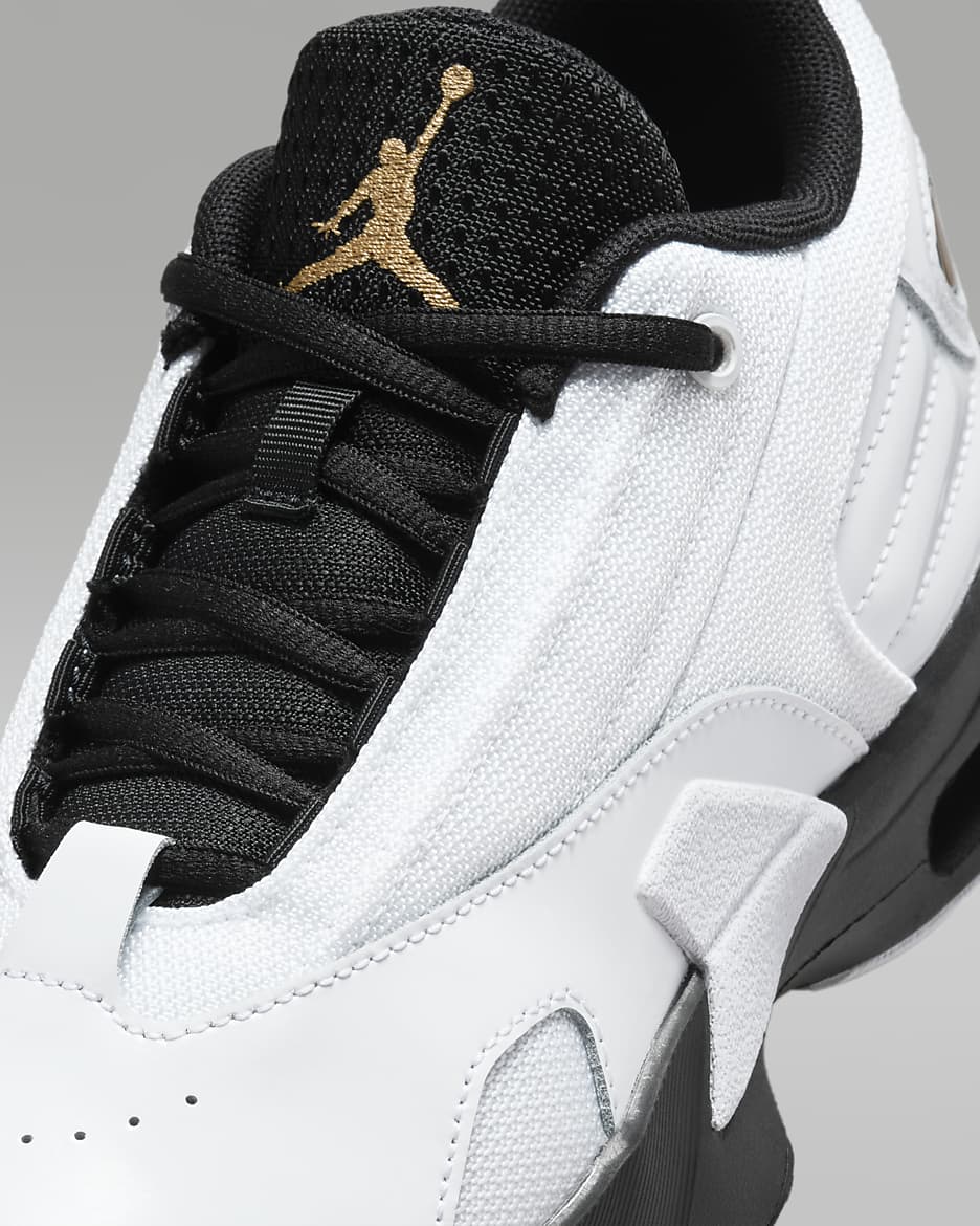 Jordan Max Aura 6 Big Kids' Shoes - White/Black/Metallic Gold