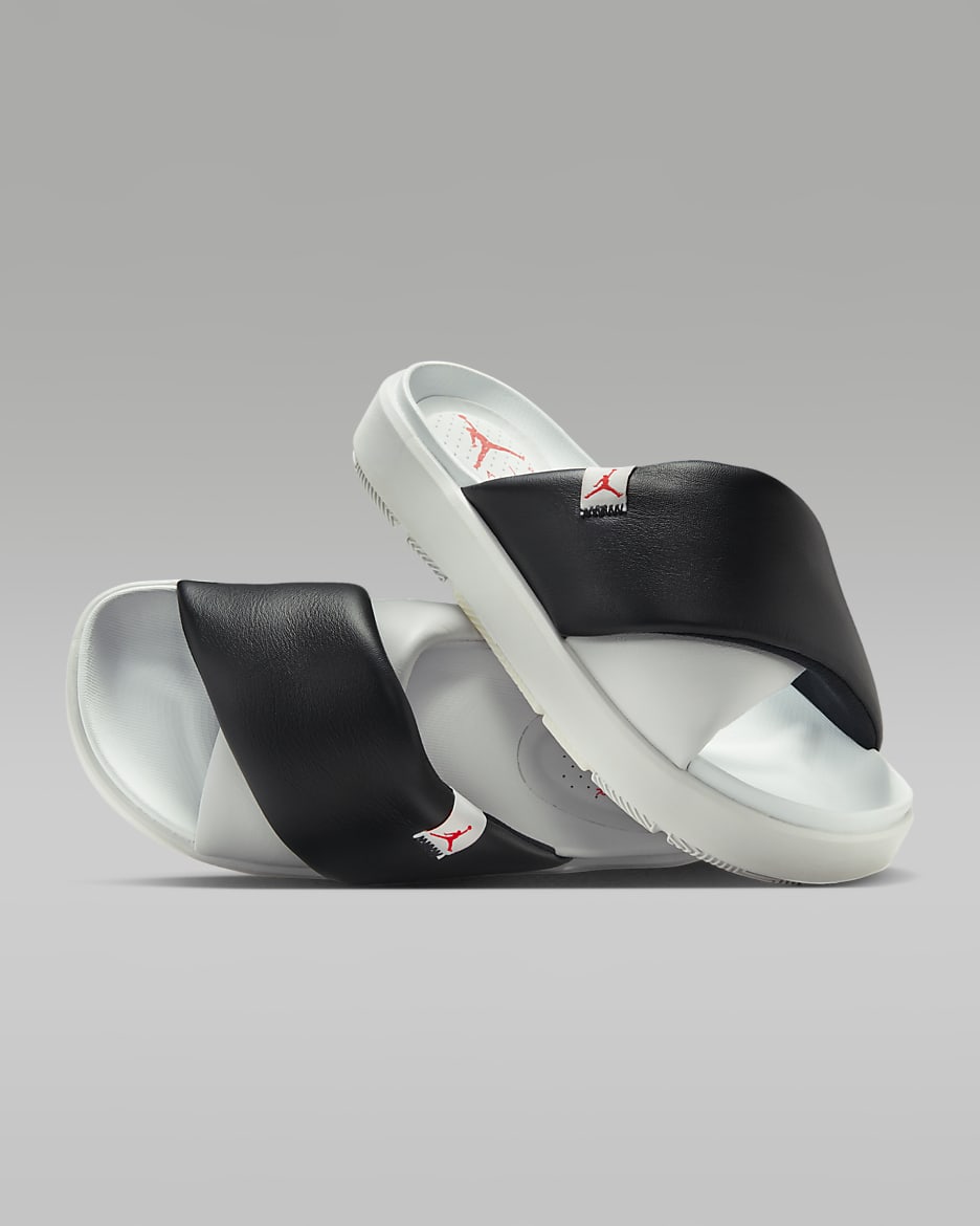 Jordan Sophia Women's Slides - Off-White/Black/Infrared 23
