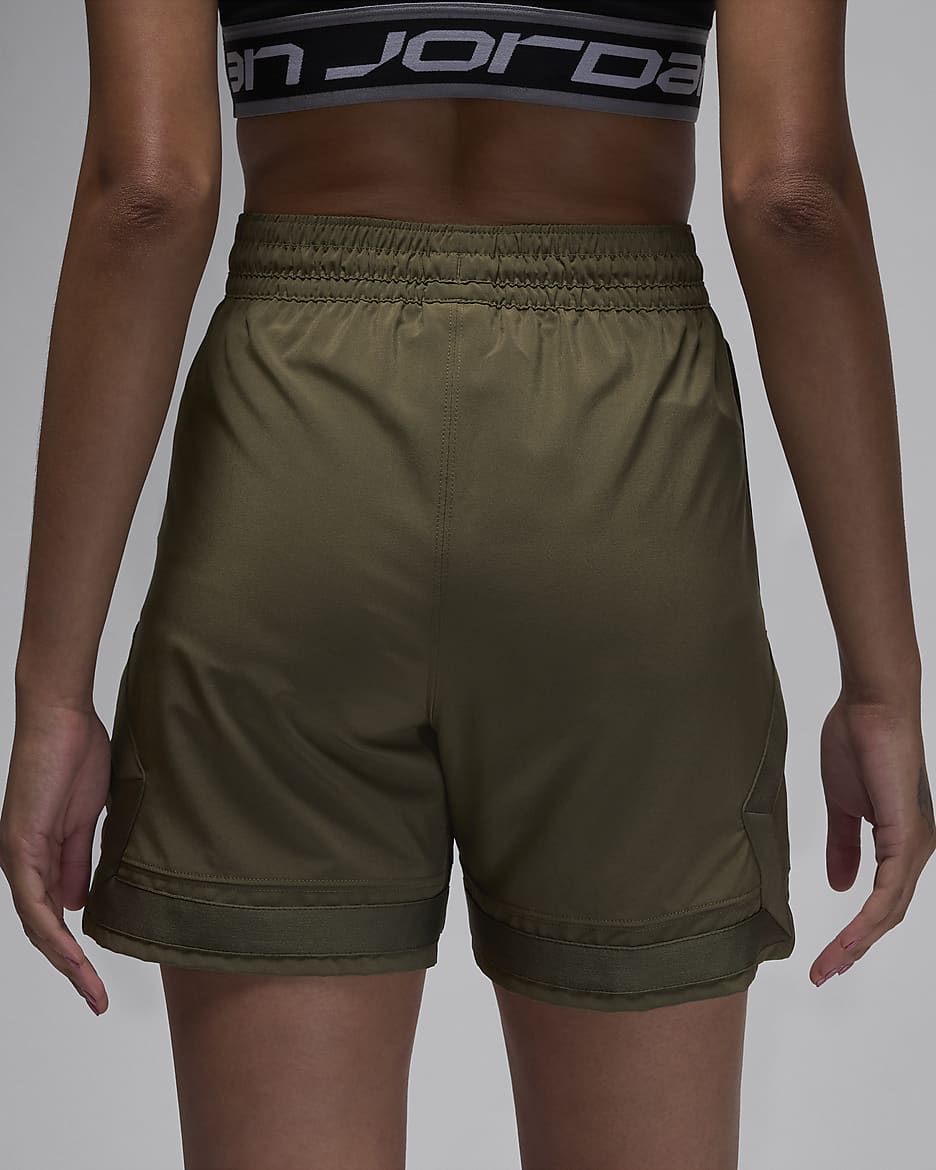 Jordan Sport Men's Dri-FIT Woven Diamond Shorts - Medium Olive/Medium Olive/Medium Olive