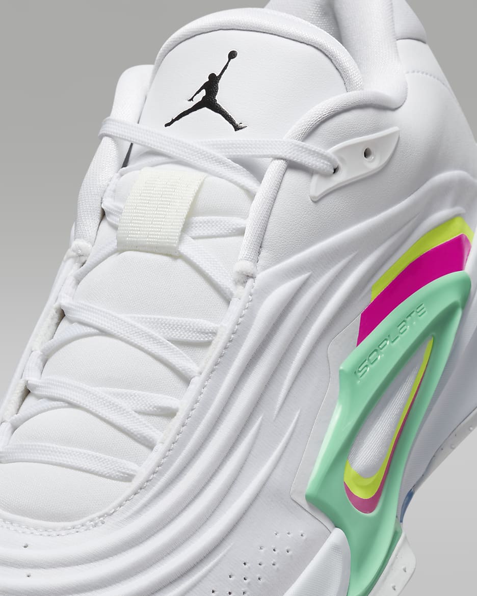 Luka 3 'Photo Finish' Basketball Shoes - White/Volt Glow/Green Glow/Black