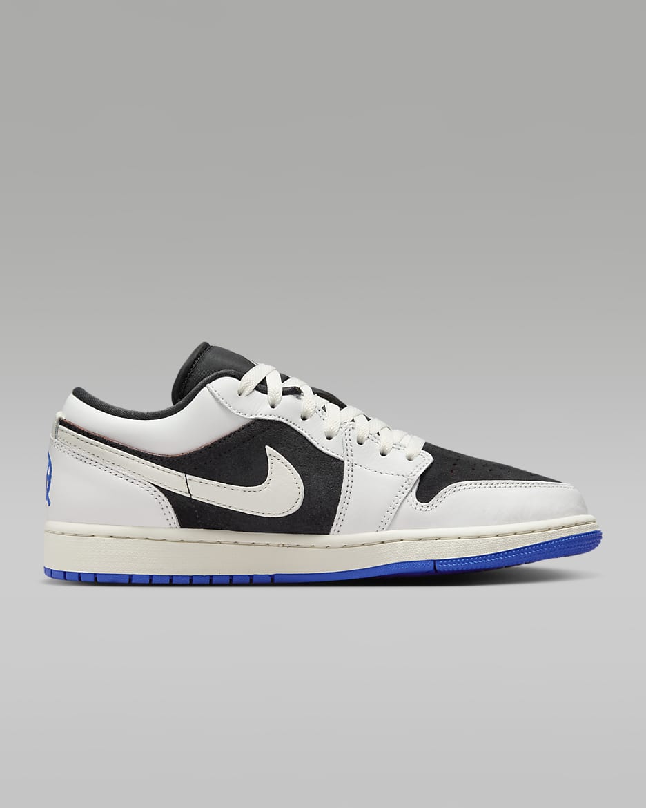 Air Jordan 1 Low Quai 54 Men's Shoes - Off-Noir/Summit White/Burnt Sunrise/Sail