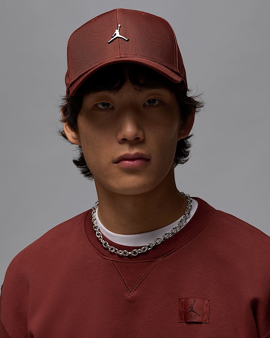 Casquette structurée Jordan Rise avec Jumpman en métal - Dark Pony/Gunmetal