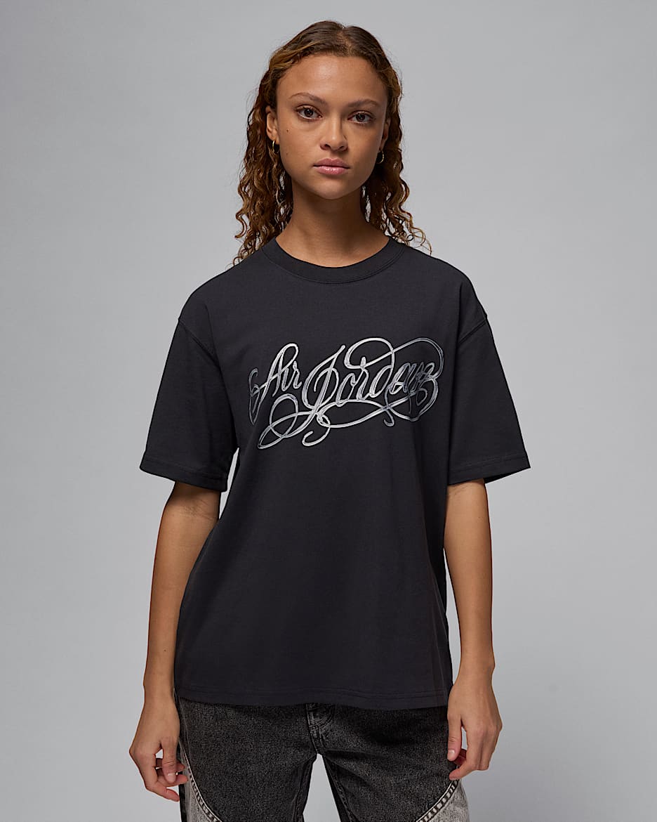 Jordan Women's Graphic T-Shirt - Off-Noir