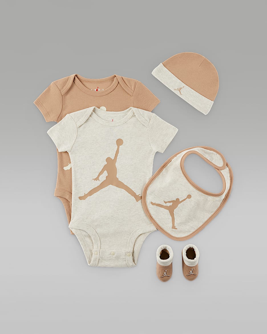 Confezione in 5 pezzi Jordan 5-Piece Core Gift Set – Bebè - Hemp