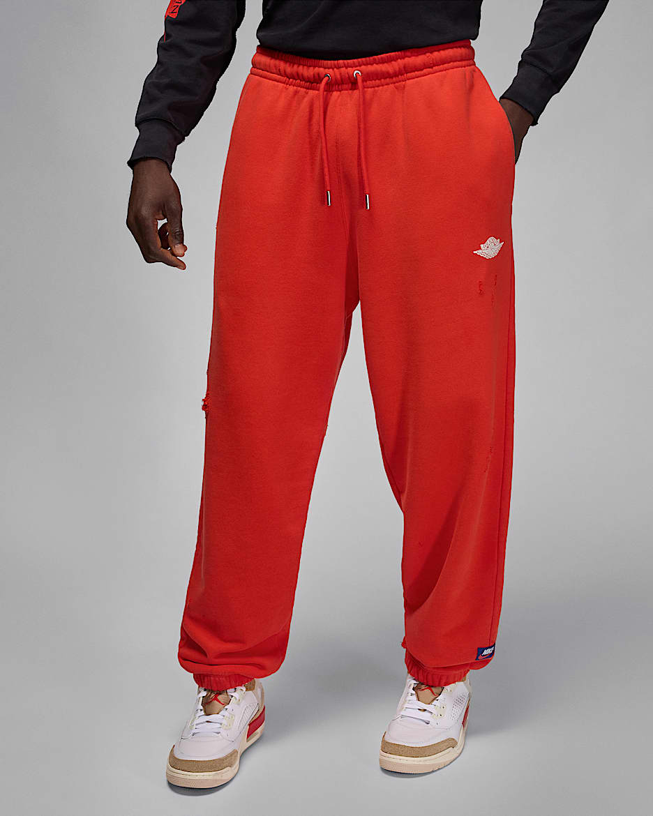 Jordan Rare Air Men's Fleece Trousers - Chile Red/Sail
