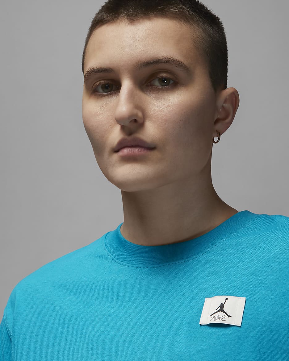 Jordan Sport Women's Cropped T-Shirt - Aquatone