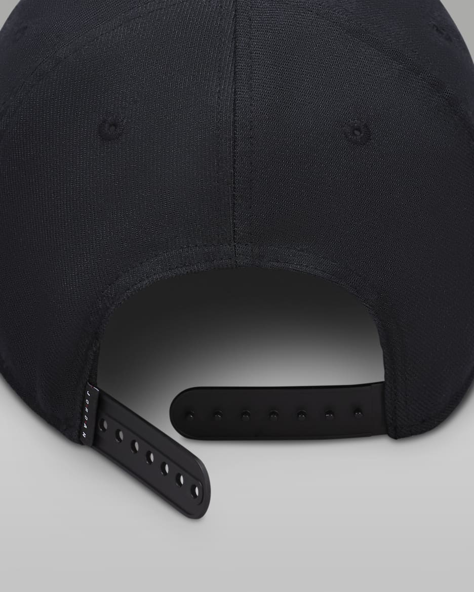 Jordan Rise Structured Hat - Black/Sail/Oxidized Green/Orange Chalk