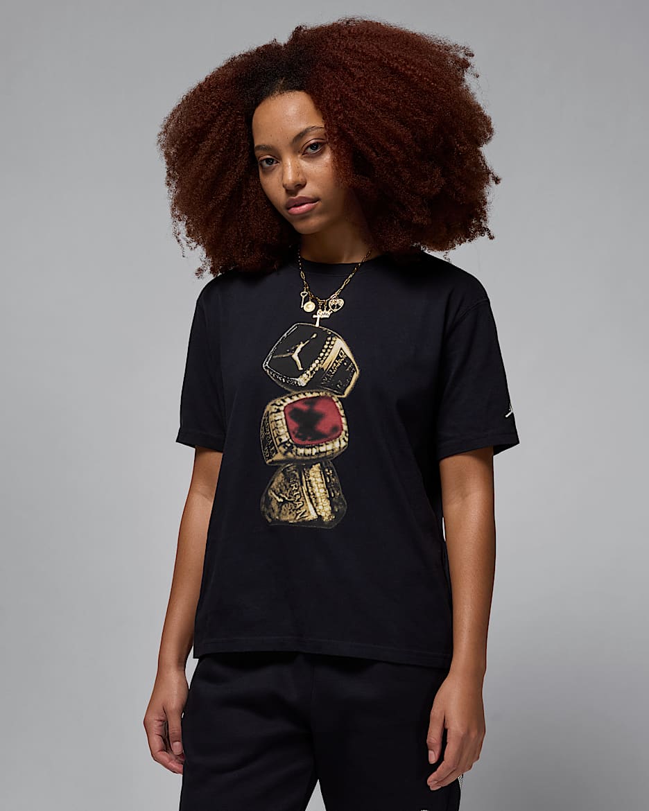 Playera con gráfico para mujer Jordan MVP - Negro