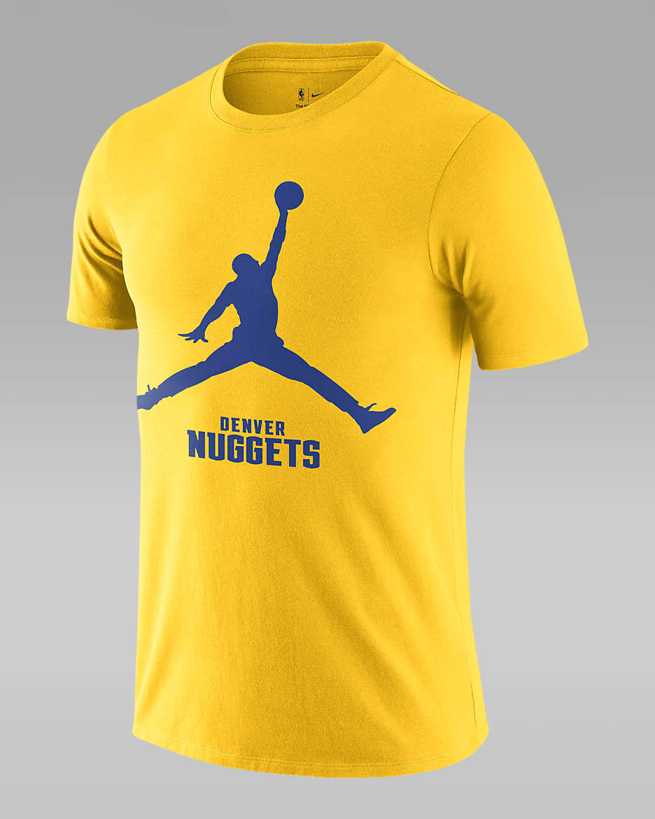 Playera Jordan de la NBA para hombre Denver Nuggets Essential - Amarillo