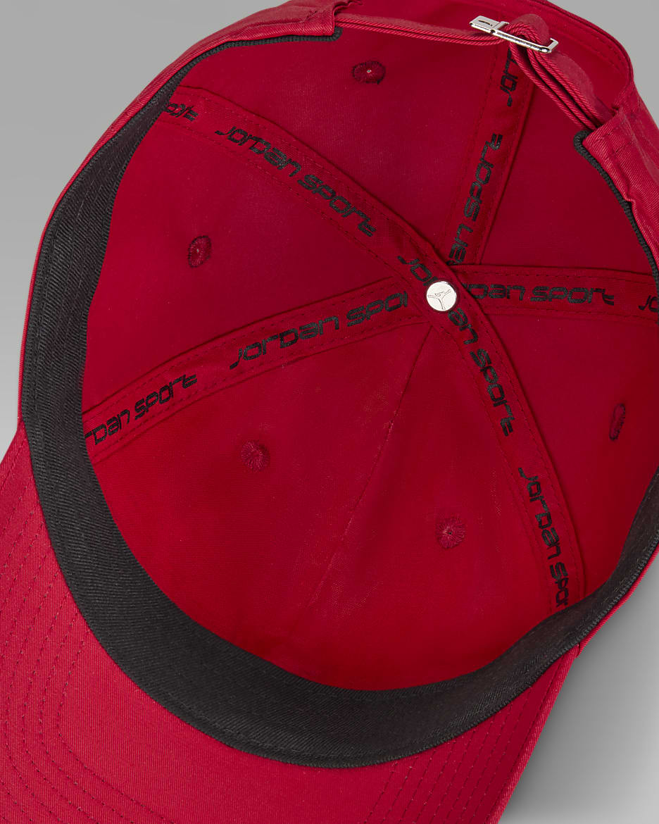 Jordan Club Unstructured Hat - Gym Red/Black