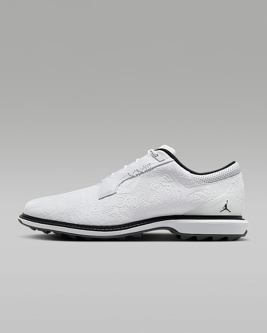 Jordan ADG 5 Golfschuh - Weiß/Schwarz/Pure Platinum/Iron Grey