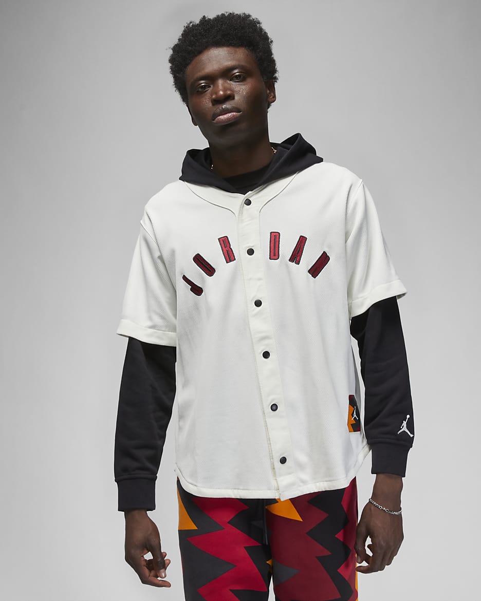 Jordan Flight MVP Men's Top - Sail/Black/Sail
