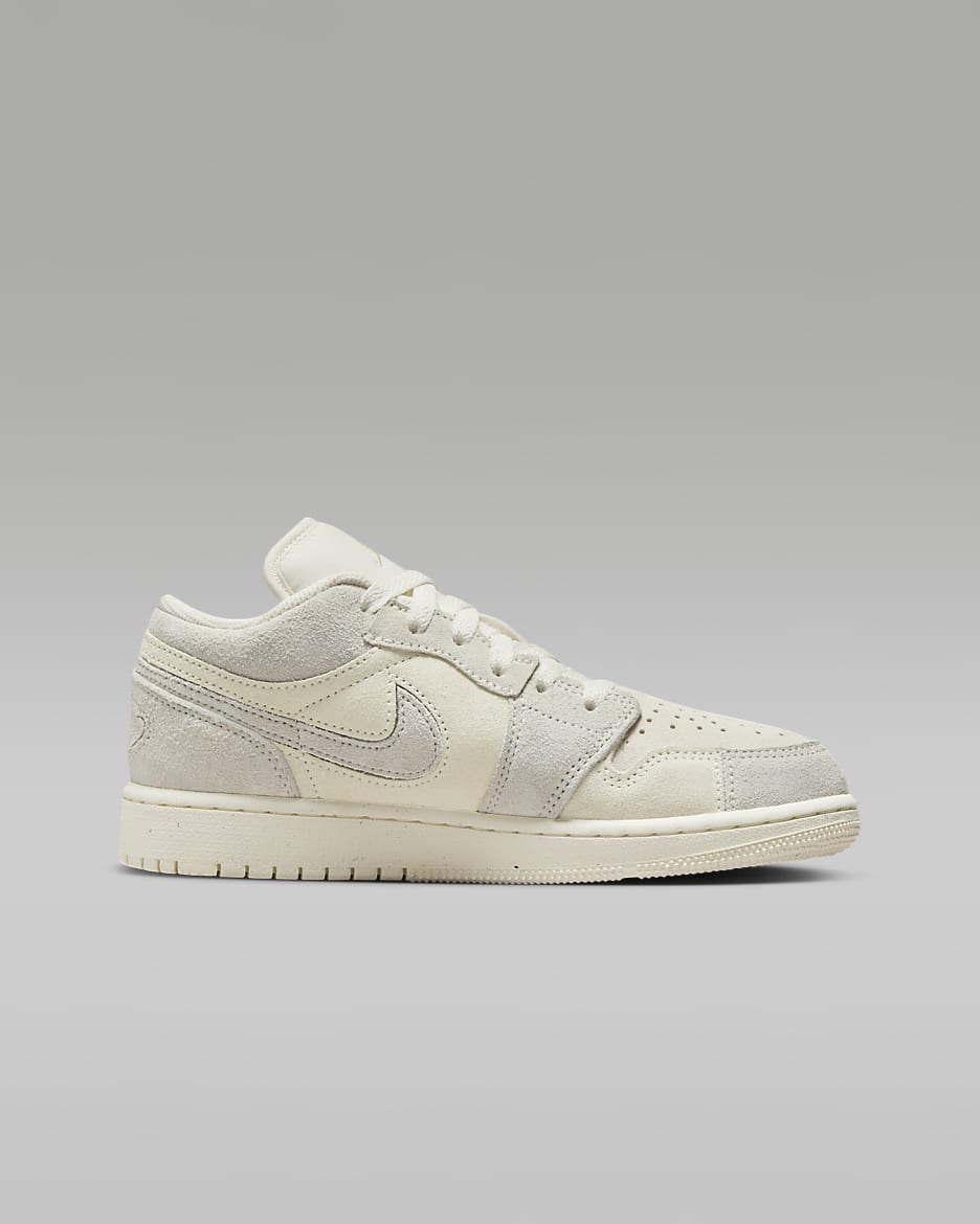 Air Jordan 1 Low SE Craft Older Kids' Shoes - Pale Ivory/Legend Light Brown/Sail