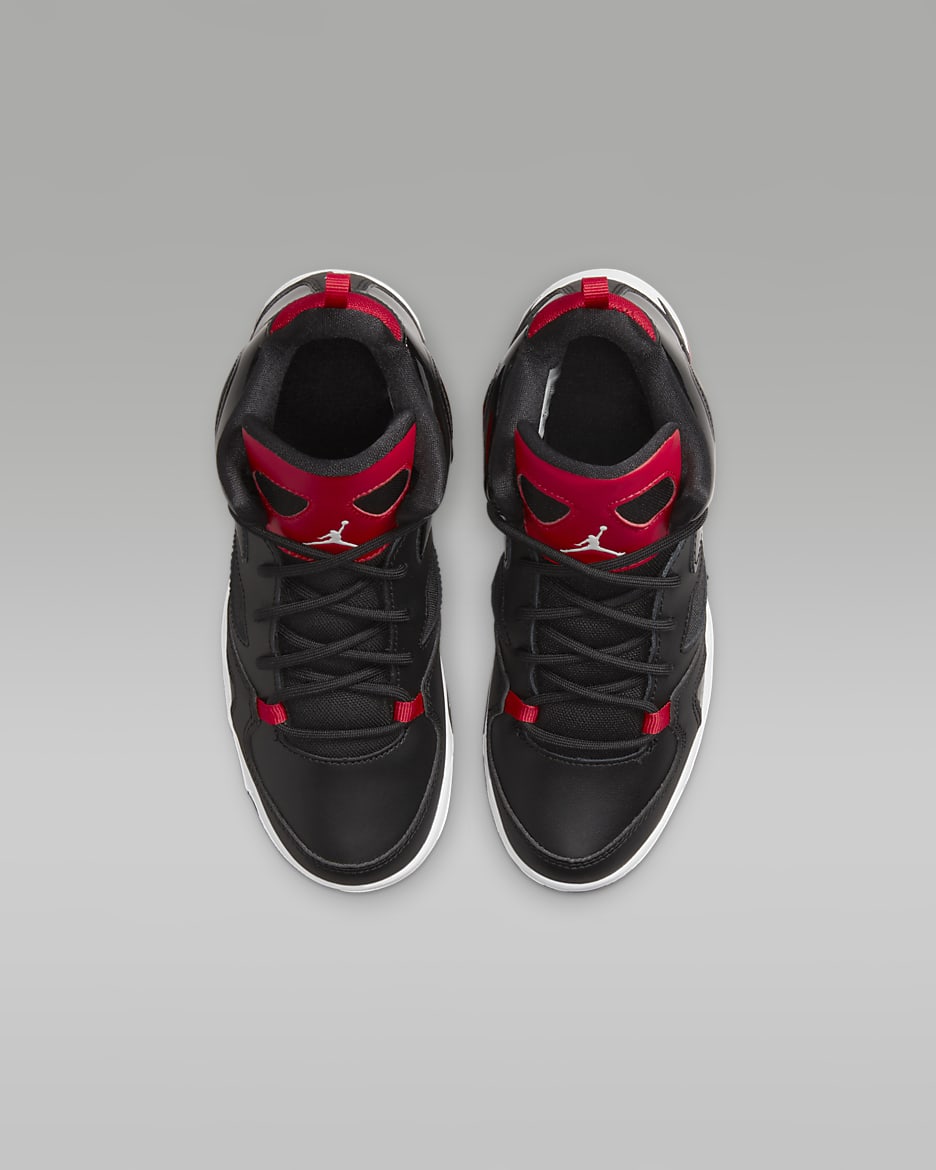 Jordan Flight Club '91 Younger Kids' Shoe - Black/University Red/White