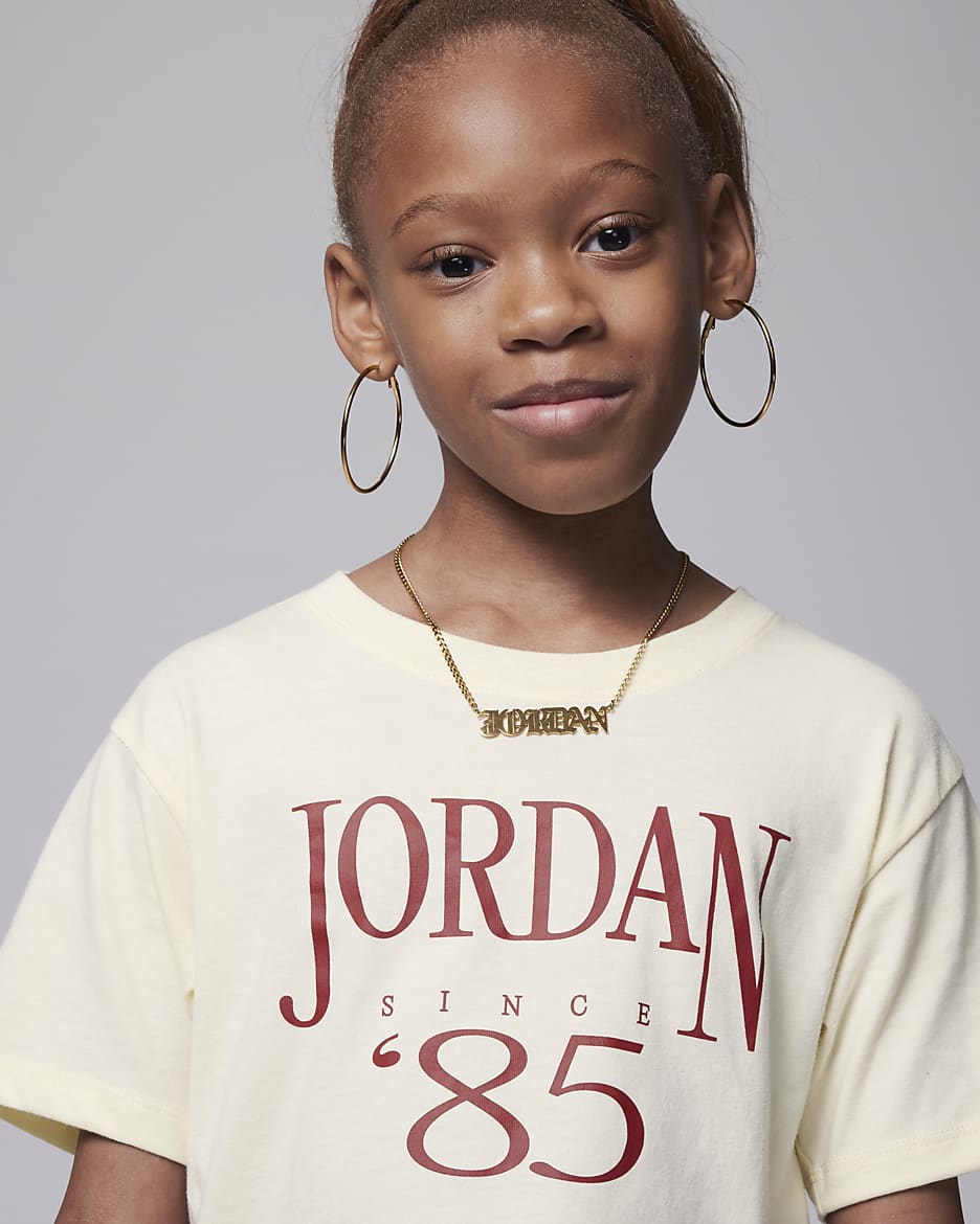 Jordan Brooklyn Mini Me Conjunt amb malles ciclistes - Nen/a petit/a - Dune Red