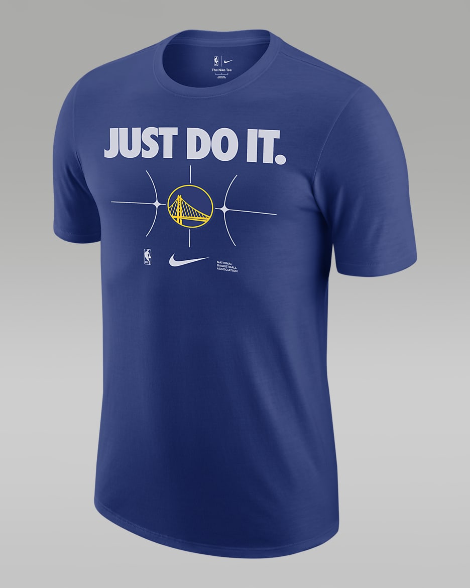 Nike NBA-t-Shirt Golden State Warriors Essential för män - Rush Blue