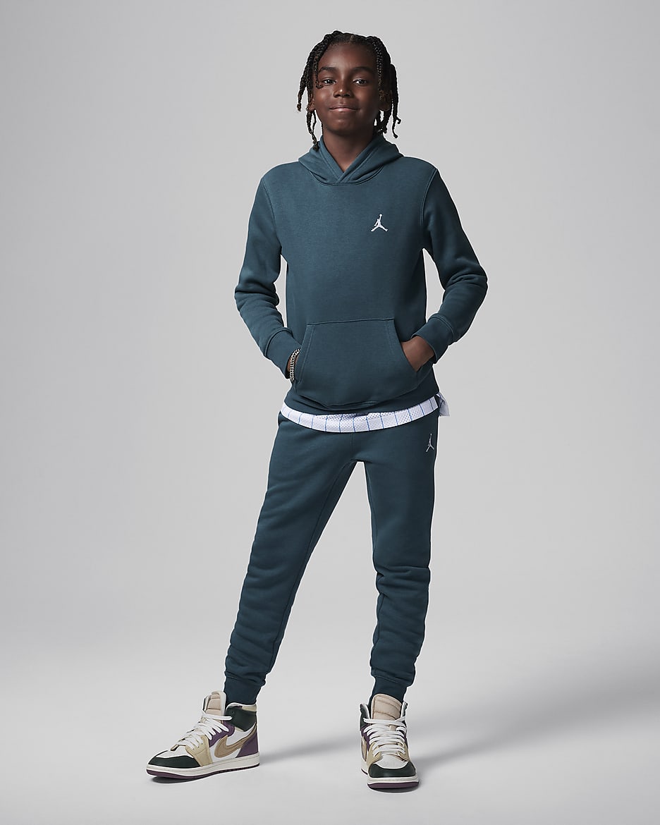 Jordan MJ Brooklyn Fleece-Hoodie (ältere Kinder) - Oxidized Green