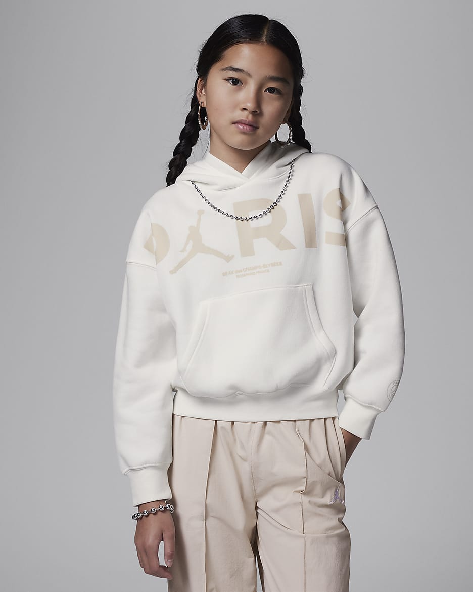 jordan paris hoodie white