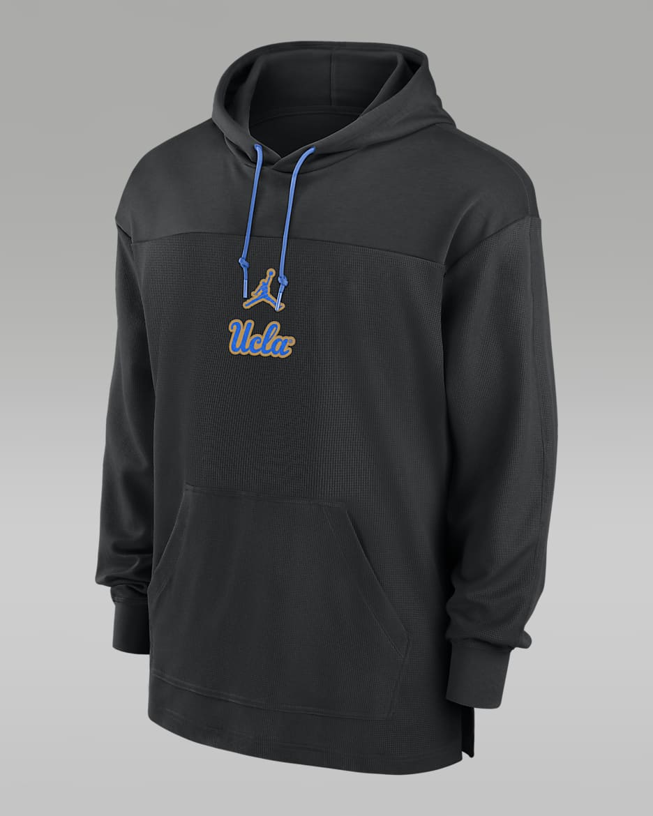 UCLA Bruins Sideline Jersey Men's Jordan Dri-FIT College Pullover Hoodie - Black