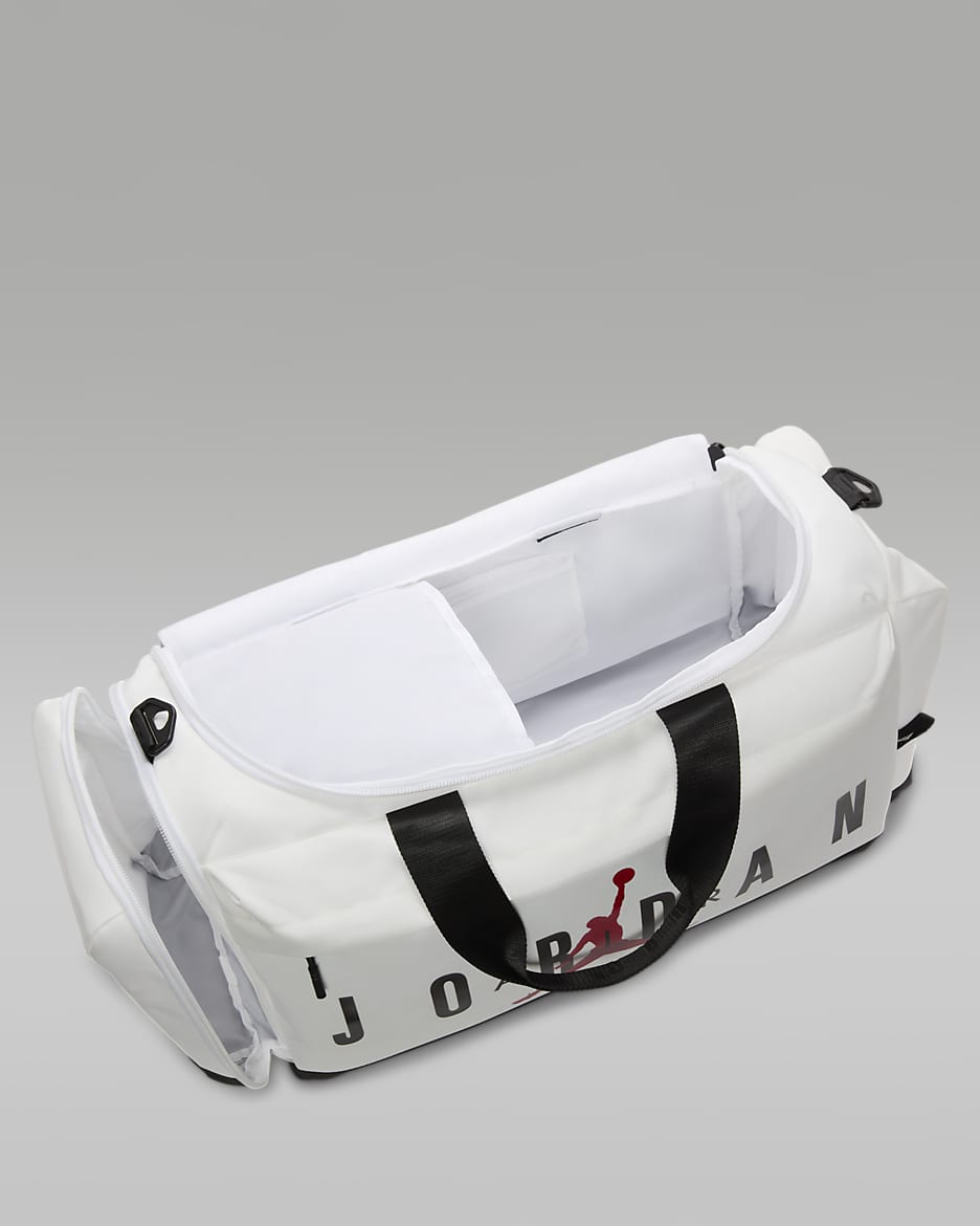 Maleta duffel (62.5 L) Jordan Velocity - Blanco