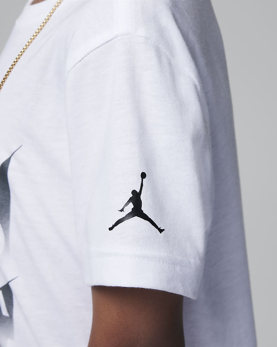 Jordan AJ12 Stealth Mode Tee Little Kids T-Shirt - White