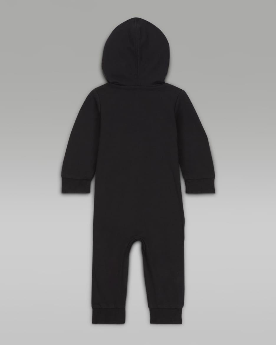 Jordan Baby (0–9M) Jumpman Overalls - Black